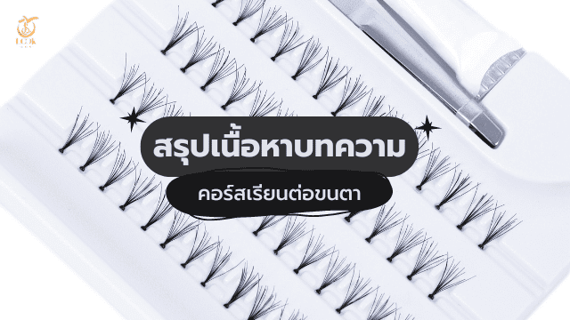 เรียนต่อขนตาราคาถูก สรุป